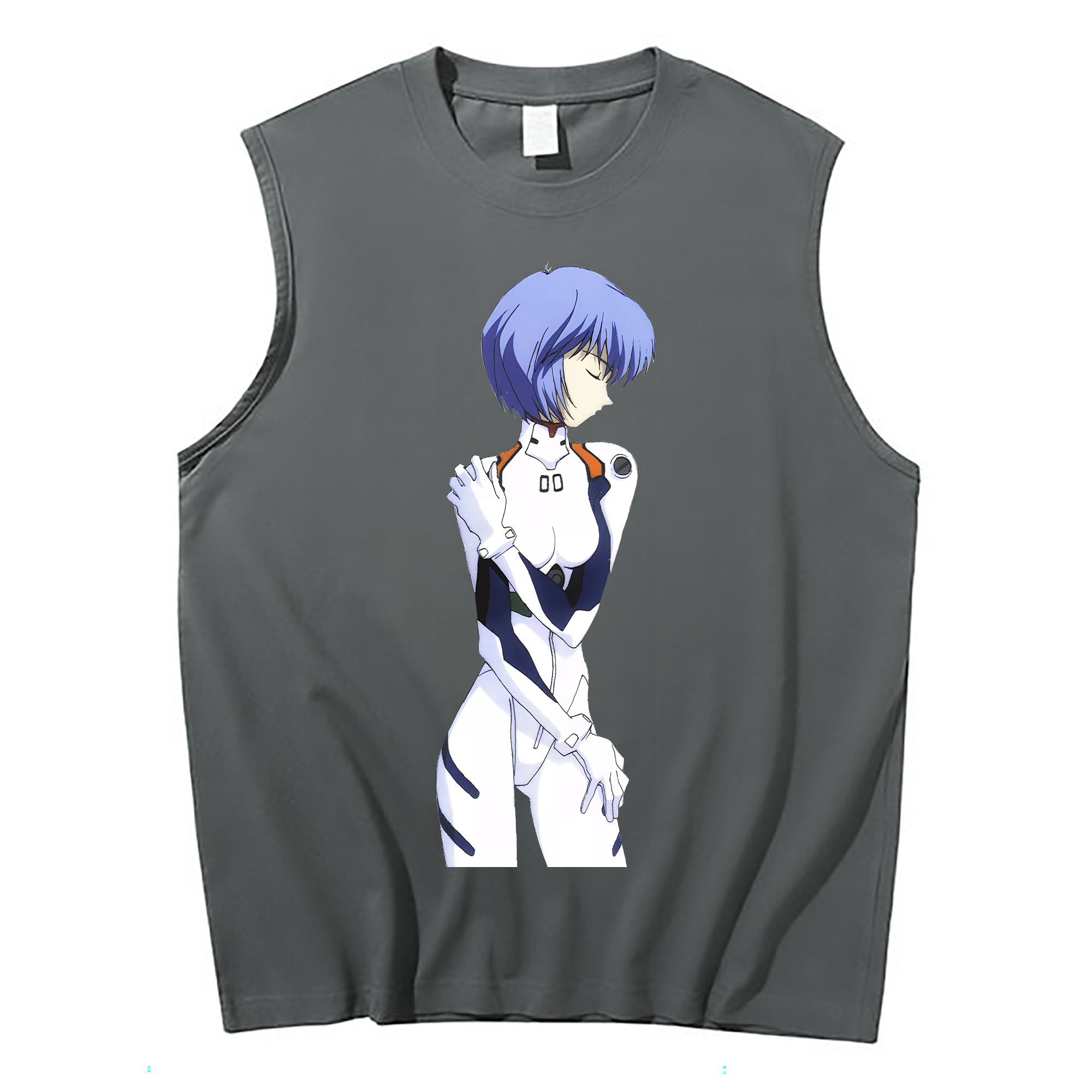 （画像用） EVA 新世紀エヴァンゲリオン コットン100％タンクトップ（フロントプリント）